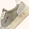MEDALIST LOW SUPER VINTAGE SNEAKER AUS MILITÄR- UND WEISSEM LEDER UND MESH MEDALIST LOW SUPER VINTAGE SNEAKER AUS MILITÄR- UND WEISSEM LEDER UND MESH