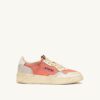 MEDALIST LOW SUPER VINTAGE SNEAKER AUS ROTEM UND WEISSEM LEDER UND MESH