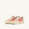 MEDALIST LOW SUPER VINTAGE SNEAKER AUS ROTEM UND WEISSEM LEDER UND MESH