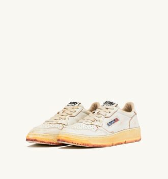 MEDALIST LOW SUPER VINTAGE SNEAKER AUS WEISSEM ABGEDRUCKTEM LEDER