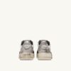 MEDALIST LOW SUPER VINTAGE SNEAKER AUS WEISSEM, SCHWARZEM UND SILBERNEN LEDER