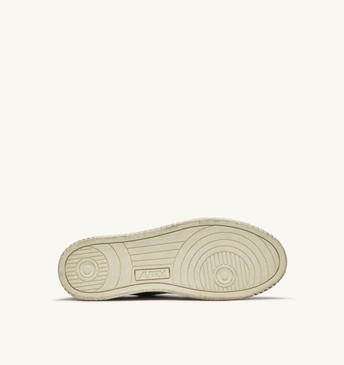 MEDALIST LOW SUPER VINTAGE SNEAKER AUS WEISSEM, SCHWARZEM UND SILBERNEN LEDER