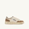 MEDALIST LOW SUPER VINTAGE SNEAKER IN COGNAC UND MICROCHIP LEDER-WILDLEDER