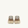 MEDALIST LOW SUPER VINTAGE SNEAKER IN COGNAC UND MICROCHIP LEDER-WILDLEDER