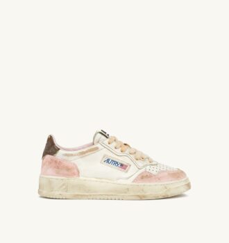 MEDALIST LOW SUPER VINTAGE SNEAKER IN NUDE UND SEPIA LEDER-WILDLEDER