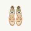 MEDALIST LOW SUPER VINTAGE SNEAKER IN ORANGE UND GUNMETAL GEBÜRSTETEM LEDER