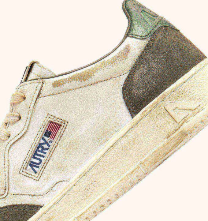 MEDALIST LOW SUPER VINTAGE SNEAKER IN SAND LEDER-WILDLEDER