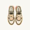 MEDALIST LOW SUPER VINTAGE SNEAKER IN TEA-ROSE UND COVERT GREEN LEDER