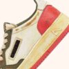 MEDALIST LOW SUPER VINTAGE SNEAKER IN TEA-ROSE UND COVERT GREEN LEDER