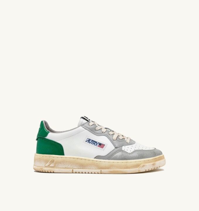 MEDALIST LOW SUPER VINTAGE SNEAKER IN WEISS, GRÜN UND GRAU MEDALIST LOW SUPER VINTAGE SNEAKER IN WEISS, GRÜN UND GRAU