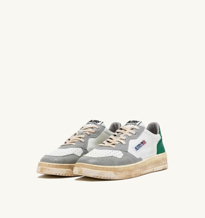 MEDALIST LOW SUPER VINTAGE SNEAKER IN WEISS, GRÜN UND GRAU MEDALIST LOW SUPER VINTAGE SNEAKER IN WEISS, GRÜN UND GRAU