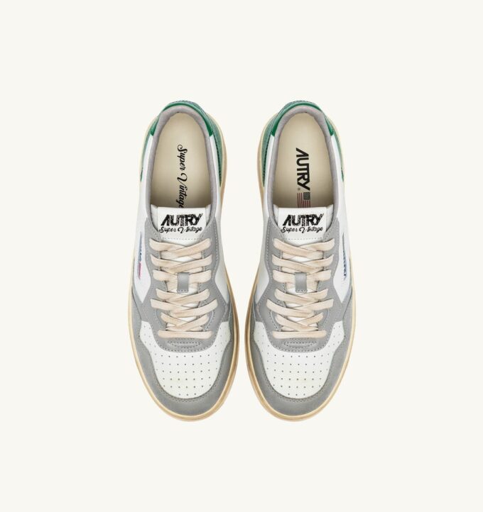 MEDALIST LOW SUPER VINTAGE SNEAKER IN WEISS, GRÜN UND GRAU MEDALIST LOW SUPER VINTAGE SNEAKER IN WEISS, GRÜN UND GRAU
