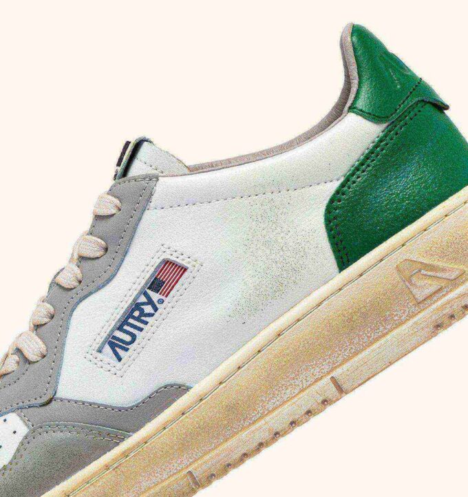 MEDALIST LOW SUPER VINTAGE SNEAKER IN WEISS, GRÜN UND GRAU MEDALIST LOW SUPER VINTAGE SNEAKER IN WEISS, GRÜN UND GRAU