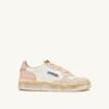 MEDALIST LOW SUPER VINTAGE SNEAKER IN WEISS, PFIRSICH UND GRAU