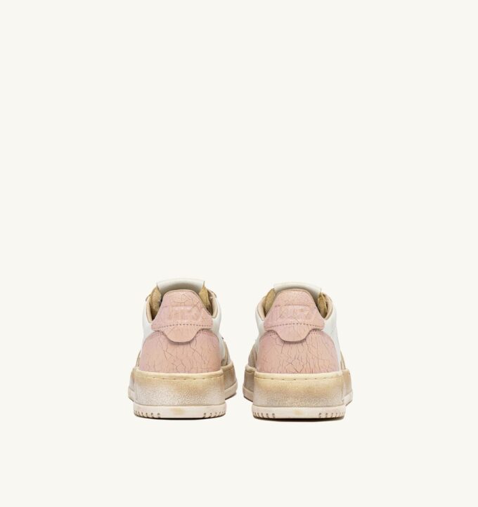 MEDALIST LOW SUPER VINTAGE SNEAKER IN WEISS, PFIRSICH UND GRAU