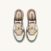 MEDALIST LOW SUPER VINTAGE SNEAKER IN WEISS, SILBER-BLAU UND PLATIN