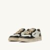 MEDALIST LOW SUPER VINTAGE SNEAKER IN WEISS, VERDECKTES GRÜN UND SCHWARZ MEDALIST LOW SUPER VINTAGE SNEAKER IN WEISS, VERDECKTES GRÜN UND SCHWARZ