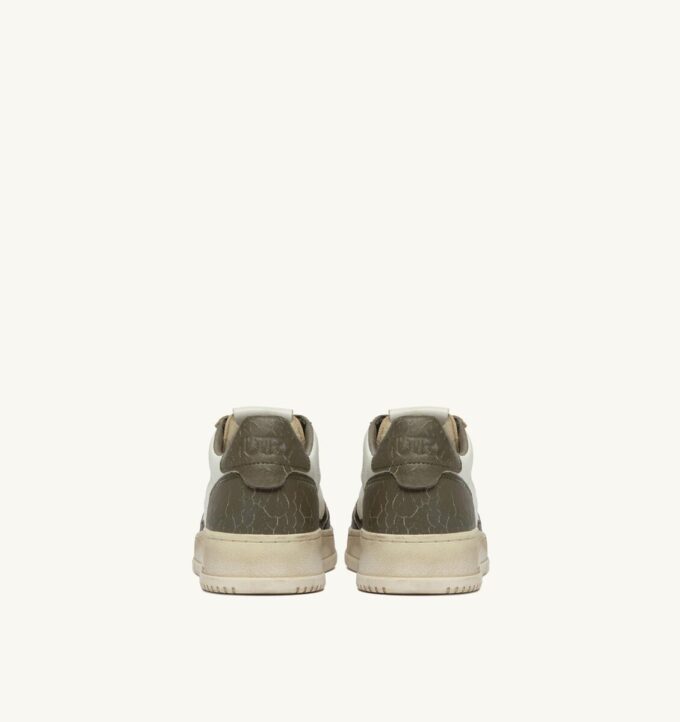 MEDALIST LOW SUPER VINTAGE SNEAKER IN WEISS, VERDECKTES GRÜN UND SCHWARZ MEDALIST LOW SUPER VINTAGE SNEAKER IN WEISS, VERDECKTES GRÜN UND SCHWARZ