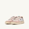 MEDALIST LOW SUPER VINTAGE SNEAKER IN WEISSEM, PUDERROSA UND SILBERNEN LEDER