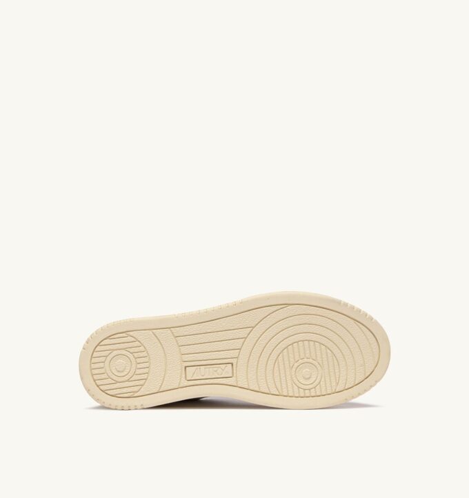 MEDALIST LOW SUPER VINTAGE SNEAKER IN WEISSEM, PUDERROSA UND SILBERNEN LEDER