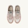 MEDALIST LOW SUPER VINTAGE SNEAKER IN WEISSEM, PUDERROSA UND SILBERNEN LEDER