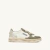 MEDALIST LOW SUPER VINTAGE SNEAKER IN WHISPER WHITE GREEN AND SILVER MEDALIST LOW SUPER VINTAGE SNEAKER IN WHISPER WHITE GREEN AND SILVER