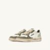 MEDALIST LOW SUPER VINTAGE SNEAKER IN WHISPER WHITE GREEN AND SILVER MEDALIST LOW SUPER VINTAGE SNEAKER IN WHISPER WHITE GREEN AND SILVER