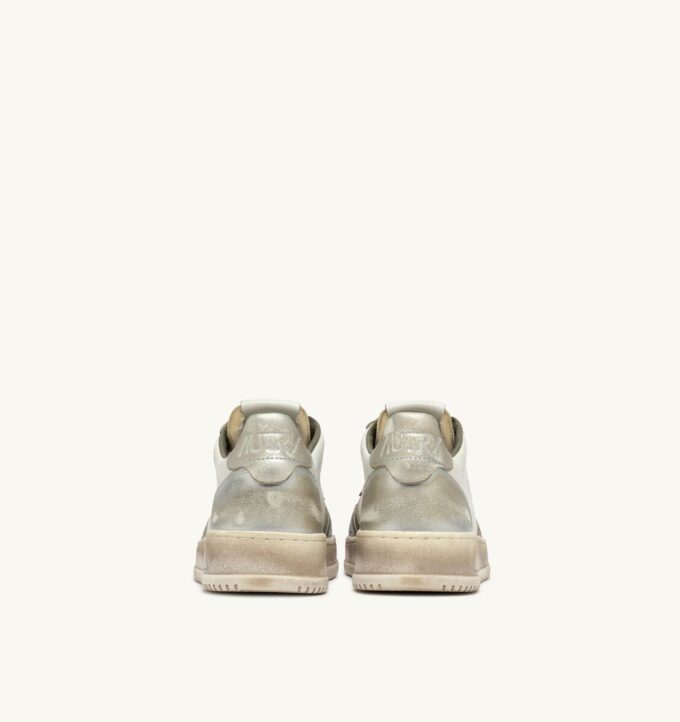 MEDALIST LOW SUPER VINTAGE SNEAKER IN WHISPER WHITE GREEN AND SILVER MEDALIST LOW SUPER VINTAGE SNEAKER IN WHISPER WHITE GREEN AND SILVER