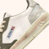 MEDALIST LOW SUPER VINTAGE SNEAKER IN WHISPER WHITE GREEN AND SILVER MEDALIST LOW SUPER VINTAGE SNEAKER IN WHISPER WHITE GREEN AND SILVER