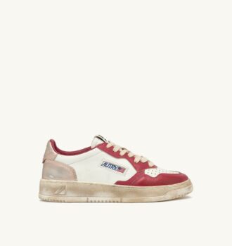 MEDALIST LOW SUPER VINTAGE SNEAKER IN WHITE ROSE AND COPPER