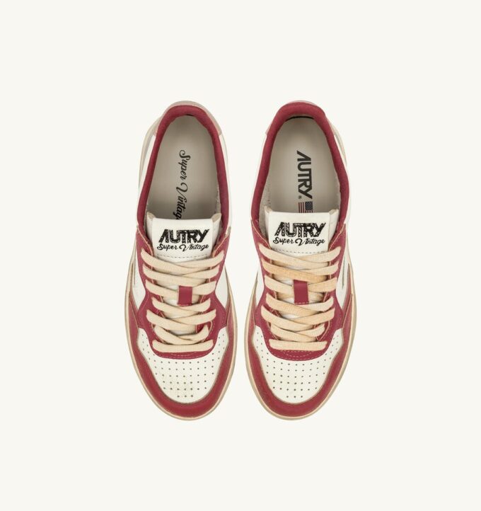 MEDALIST LOW SUPER VINTAGE SNEAKER IN WHITE ROSE AND COPPER MEDALIST LOW SUPER VINTAGE SNEAKER IN WHITE ROSE AND COPPER
