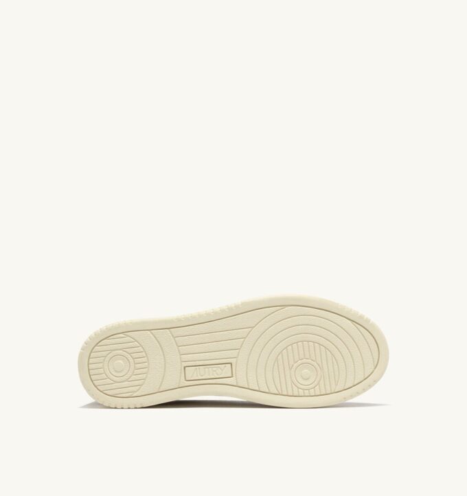 MEDALIST LOW TRICOLOR SNEAKER IN WEISS, LILA UND PHARD FARBIGEM WILDLEDER