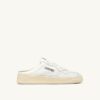 MEDALIST MULE SNEAKERS AUS WEISSEM NAPALEDER MEDALIST MULE SNEAKERS AUS WEISSEM NAPALEDER