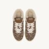 MEDALIST MULE SNEAKERS IN LEOPARD PONY HAIR EFFECT AND SHEARLING MEDALIST MULE SNEAKERS IN LEOPARD PONY HAIR EFFECT AND SHEARLING
