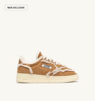 MEDALIST MUTTON SNEAKERS IN COGNAC SUEDE AND ELFENBEIN LAGER