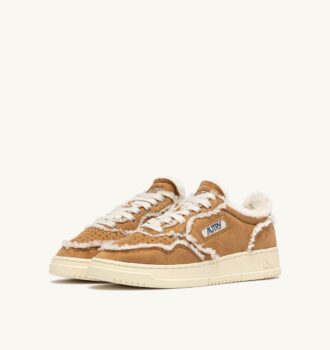 MEDALIST MUTTON SNEAKERS IN COGNAC SUEDE AND ELFENBEIN LAGER