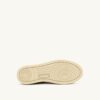MEDALIST PLATFORM-SNEAKER AUS WEISSEM UND METALISIERTEM SILBERLEDER MEDALIST PLATFORM-SNEAKER AUS WEISSEM UND METALISIERTEM SILBERLEDER