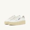MEDALIST PLATFORM-SNEAKER AUS WEISSEM UND PUDERROSA LEDER MEDALIST PLATFORM-SNEAKER AUS WEISSEM UND PUDERROSA LEDER
