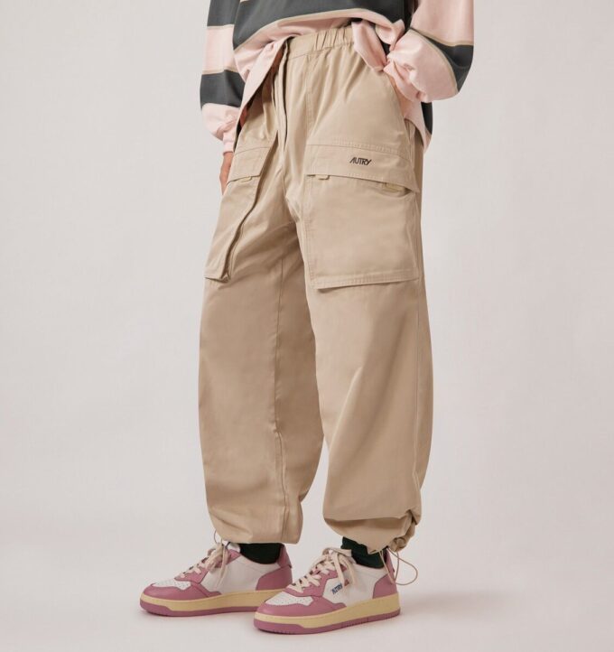 NYLON-CARGOHOSE FÜR DAMEN