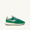 REELWIND LOW SNEAKER AUS GRÜNEM NYLON UND WILDLEDER