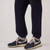 REELWIND LOW SNEAKER AUS NYLON UND WILDLEDER, BLAU UND WEISS