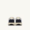 REELWIND LOW SNEAKER AUS NYLON UND WILDLEDER, BLAU UND WEISS