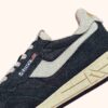 REELWIND LOW SNEAKER AUS NYLON UND WILDLEDER, BLAU UND WEISS