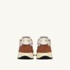 REELWIND LOW SNEAKER AUS NYLON UND WILDLEDER, FARBE BRAUN ZUCKER UND WEISS