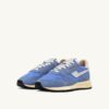 REELWIND LOW SNEAKER AUS NYLON UND WILDLEDER, FARBE: DELLA ROBBIA BLAU UND WEISS