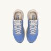 REELWIND LOW SNEAKER AUS NYLON UND WILDLEDER, FARBE: DELLA ROBBIA BLAU UND WEISS