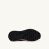 REELWIND LOW SNEAKER AUS NYLON UND WILDLEDER, SENF- UND WEISSFARBE