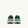 REELWIND LOW SNEAKER AUS NYLON-WILDLEDER UND LEDER, FARBE CAPRI UND SCHWARZ