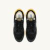 REELWIND LOW SNEAKER AUS NYLON-WILDLEDER UND LEDER, FARBE GELB UND SCHWARZ