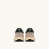 REELWIND LOW SNEAKER AUS NYLON-WILDLEDER UND LEDER IN DEN FARBEN ECRU UND MOUNTAIN